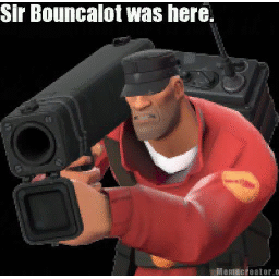 <B.B.>Sir Bouncealot's in game spray