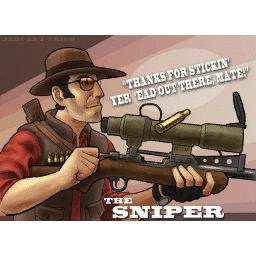Sniper cop's in game spray