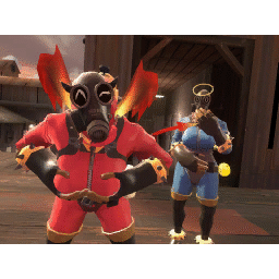 The Femme Pyros's in game spray