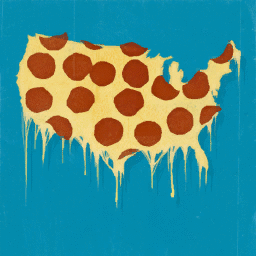 Pizza For President's in game spray