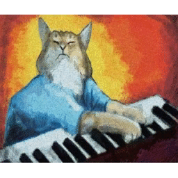 Mr. Keyboard Cat's in game spray