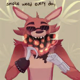 []foxy,smoke weed everyday[]'s in game spray