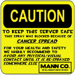 MANN CO.'s in game spray