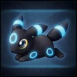 Big Vil the Shiny Umbreon's in game spray