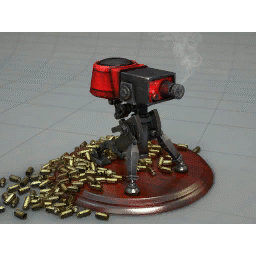 A Sentry Gun's in game spray