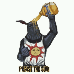 GAMALLAMA  #Praise The Sun's in game spray