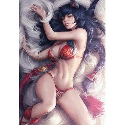 Ahri's in game spray