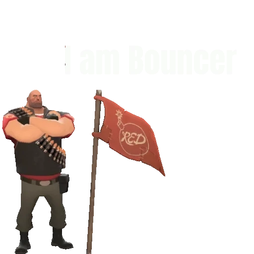 Bouncer Heavy's in game spray