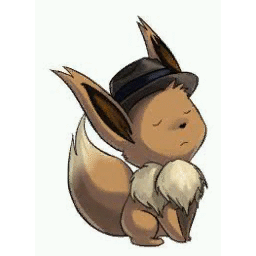 A Fancy Eevee's in game spray